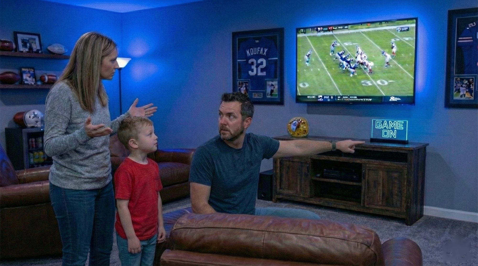 Game On Rally Light in action during a live game